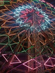 ferris wheel at night