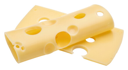 Isolated Slices of Swiss Cheese