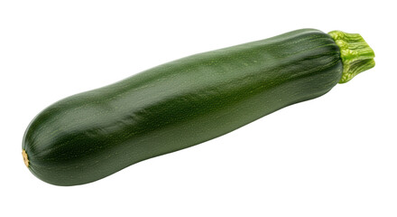 Isolated Single Whole Zucchini
