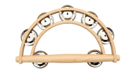 Isolated Tambourine
