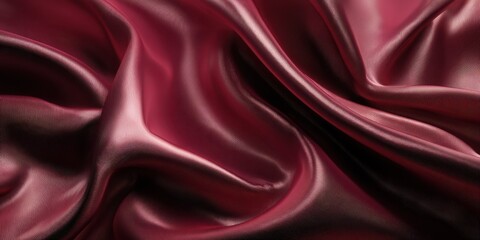 Fototapeta premium Draped Burgundy Fabric Texture