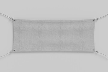 hanging banner jute material