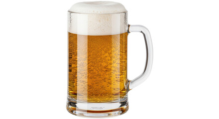 Isolated Glass of Beer