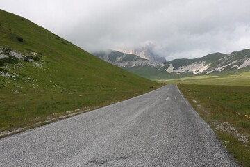 road in mountains