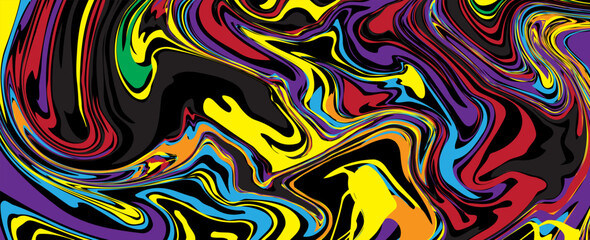 Fun colorful abstract line doodle shape set. Creative minimalist style art symbol collection for children or party celebration with modern shapes. Simple upbeat childish drawing scribble decoration.