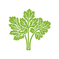 Obraz premium Celery Allergen Icon with Fresh Leaf Design