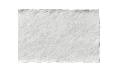 A blank, light-gray rectangular piece of paper with uneven edges