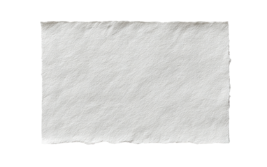 A blank, light-gray rectangular piece of paper with uneven edges