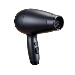 Hair Dryer 3D Icon with glossy minimal emoji style, isolated PNG object on transparent background