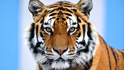 Obraz premium Close-up tiger portrait