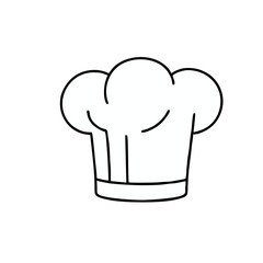 chef hat with blank sign