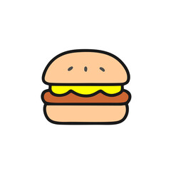burger cartoon character
