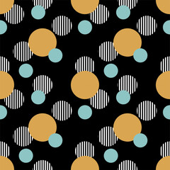 Seamless abstract geometric pattern. Vector Illustration.