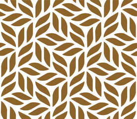 Vector seamless pattern. Modern stylish abstract texture. Repeating geometric shapes from striped elements 