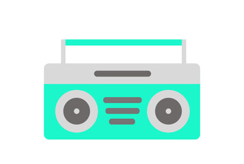 radio, music, audio, sound, player, old, icon