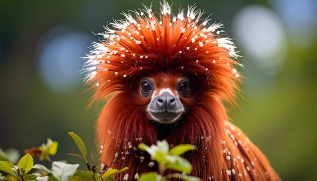 Close-up of a red monkey