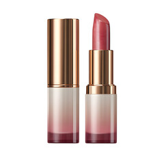 Obraz premium High-resolution lipstick in gradient design tube, isolated on the transparent background