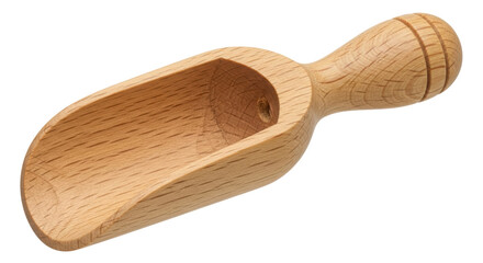 Isolated Wooden scoop