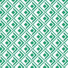 seamless geometric pattern, repeating geometric pattern, seven treasures, interlocking square, quatrefoil, diamond shapes, Shippo pattern, regular grid, pattern's symbolism of harmony, green color