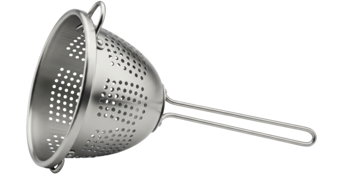 Isolated Colander
