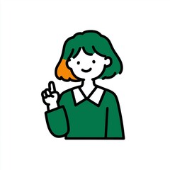 笑顔の女の子