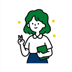笑顔の女の子