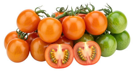 Isolated Cherry Tomatoes