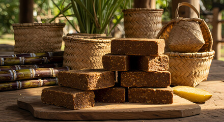 Rapadura – Traditional Sugarcane Brazilian Sweet from the São Paulo Countryside
