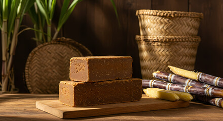 Rapadura – Traditional Sugarcane Brazilian Sweet from the São Paulo Countryside
