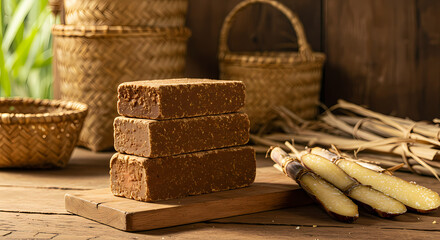 Rapadura – Traditional Sugarcane Brazilian Sweet from the São Paulo Countryside
