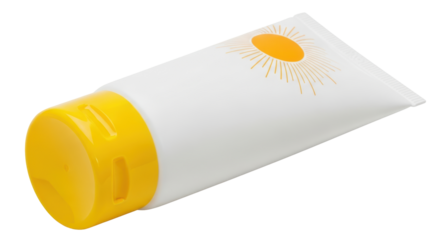 Isolated Sunscreen Tube