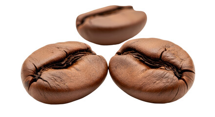 Isolated Three Coffee Beans
