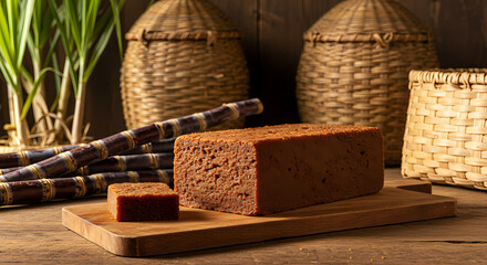Rapadura – Traditional Sugarcane Brazilian Sweet from the São Paulo Countryside
