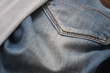 Fototapeta premium pant leg ginosv fabric shorts pants