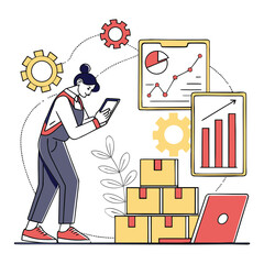 Abstract geometric pattern with vibrant color accents and clean lines suitable for modern design projects