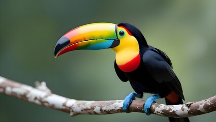 Obraz premium toucan on a tree