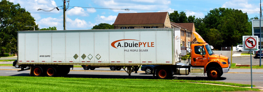 A. Duie Pyle Company Truck, Virginia, USA