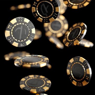 jetons,. clocks, poker, tempo, juwelen, casino, gold, chip, beobachten, gegenstand, business, rund, alt, circle, prag, geschenk, klingeln, black