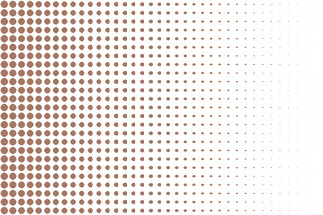 Mocha Mousse halftone gradient dot pattern
