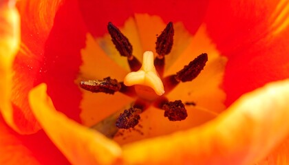 Close-up of a tulip's vibrant center (6)
