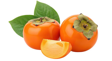 Isolated Persimmons