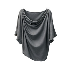 Draped Shoulder Tee Mockup 