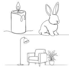 rabbit with a gift