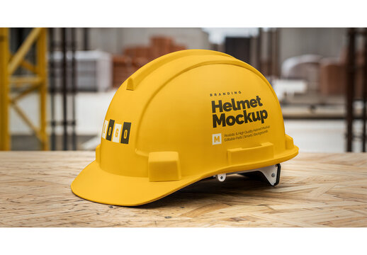 Construction Helmet Mockup