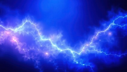 blue lightning background