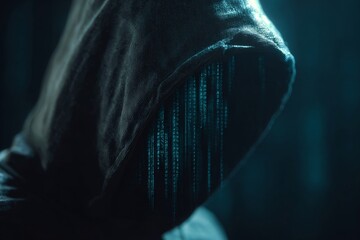 Ai-powered hacker and digital fortress in cyber battle. Cybersecurity. The rapid integration of ai raises concerns over security and governance. Cyber threats. Ai integration.