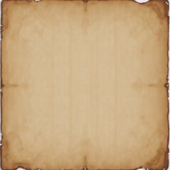 Image features an aged worn-out vintage paper texture with rough torn and jagged edges on an antiquated paper or parchment backdrop
