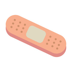 Adhesive bandage design. Vector