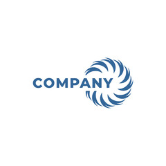 generic circle logo design , business logo , vector , symbol , company logo,background, emblem, swirl, infinity, circular	