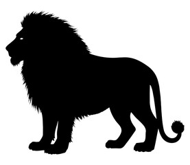 Majestic Lion Silhouette